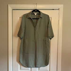 Ann Taylor Casual Green Dress